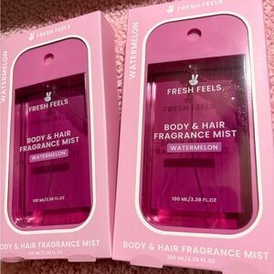 Watermelon Body & Hair Fragrance Mist - Pink